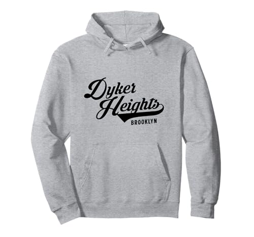 Dyker Heights Brooklyn Script Geeignet für Männer und Frauen. Pullover Hoodie Dyker Heights Brooklyn Script Geeignet für Männer und Frauen. Pullover Hoodie von NYC Borough Script Products