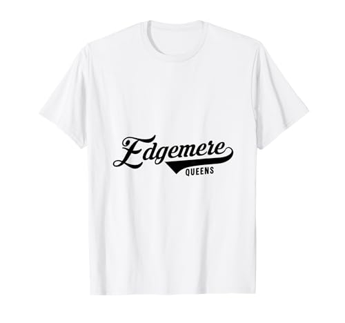Edgemere Queens Script geeignet für Männer und Frauen. T-Shirt Edgemere Queens Script geeignet für Männer und Frauen. T-Shirt von NYC Borough Script Products
