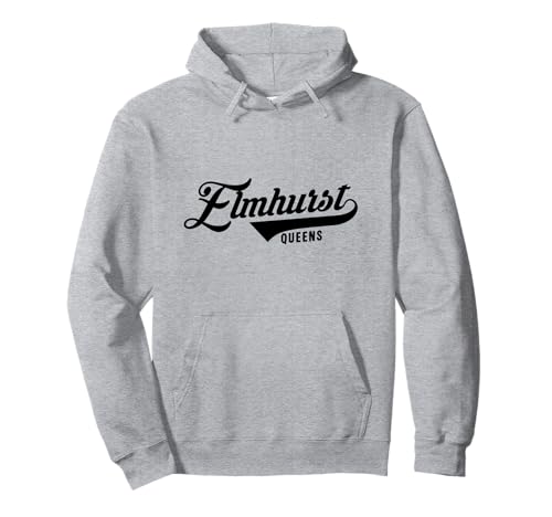 Elmhurst Queens Script Geeignet für Männer und Frauen. Pullover Hoodie Elmhurst Queens Script Geeignet für Männer und Frauen. Pullover Hoodie von NYC Borough Script Products