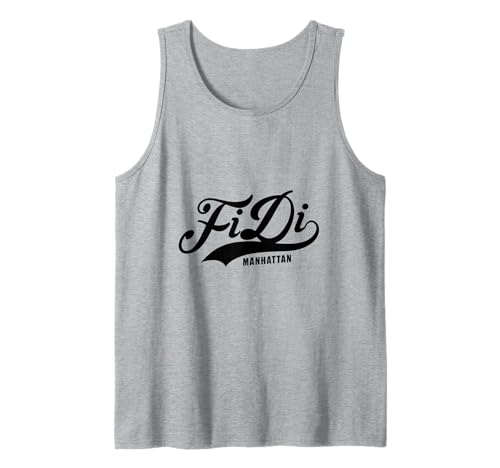 FiDi Financial District NYCC Script Geeignet für Männer und Frauen. Tank Top FiDi Financial District NYCC Script Geeignet für Männer und Frauen. Tank Top von NYC Borough Script Products
