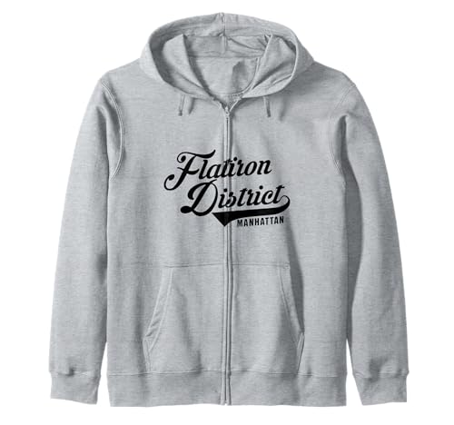 Flatiron District NYC Script geeignet für Männer und Frauen. Kapuzenjacke Flatiron District NYC Script geeignet für Männer und Frauen. Kapuzenjacke von NYC Borough Script Products