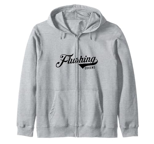 Flushing Queens Script Geeignet für Männer und Frauen. Kapuzenjacke Flushing Queens Script Geeignet für Männer und Frauen. Kapuzenjacke von NYC Borough Script Products