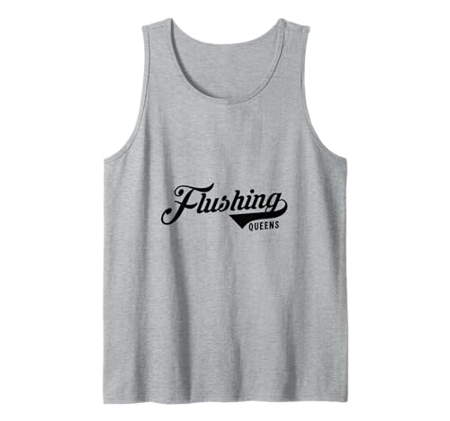 Flushing Queens Script Geeignet für Männer und Frauen. Tank Top von NYC Borough Script Products