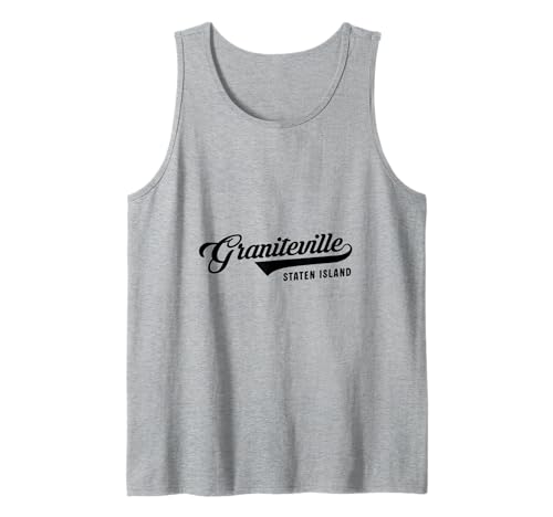 Graniteville Staten Island Script Geeignet für Männer Frauen Tank Top Graniteville Staten Island Script Geeignet für Männer Frauen Tank Top von NYC Borough Script Products