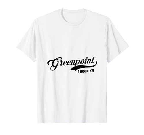 Greenpoint Brooklyn Script geeignet für Männer und Frauen. T-Shirt Greenpoint Brooklyn Script geeignet für Männer und Frauen. T-Shirt von NYC Borough Script Products