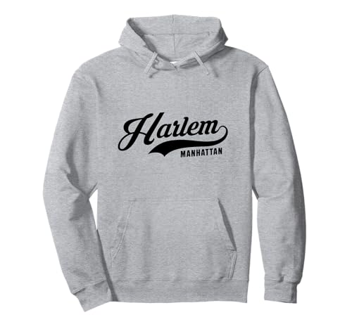 Harlem Manhattan Script Geeignet für Männer und Frauen. Pullover Hoodie Harlem Manhattan Script Geeignet für Männer und Frauen. Pullover Hoodie von NYC Borough Script Products