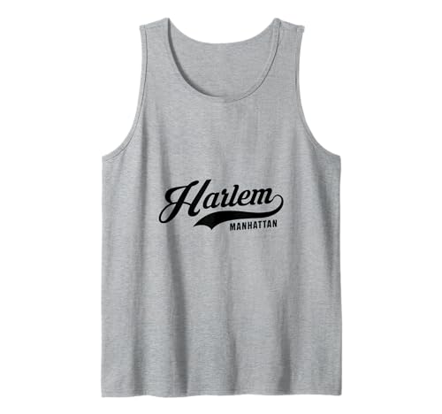 Harlem Manhattan Script Geeignet für Männer und Frauen. Tank Top Harlem Manhattan Script Geeignet für Männer und Frauen. Tank Top von NYC Borough Script Products