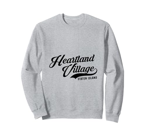 Heartland Village Script geeignet für Männer und Frauen. Sweatshirt von NYC Borough Script Products