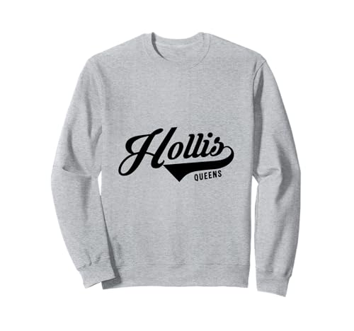 Holllis Queens Script Geeignet für Männer und Frauen. Sweatshirt von NYC Borough Script Products