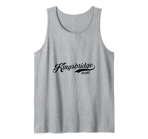 Kingsbridge Bronx Script geeignet für Männer und Frauen. Tank Top Kingsbridge Bronx Script geeignet für Männer und Frauen. Tank Top von NYC Borough Script Products