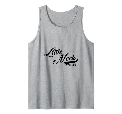 Little Neck Queens NYC Script Geeignet für Männer und Frauen. Tank Top von NYC Borough Script Products