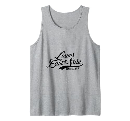 Lower East Side NYC Script Geeignet für Männer und Frauen. Tank Top von NYC Borough Script Products