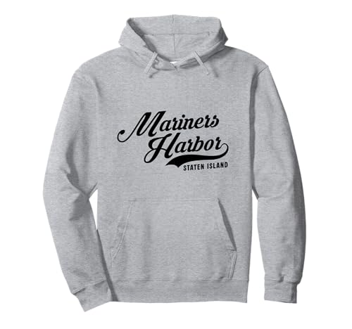 Mariners Harbor Staten Island Script geeignet für Männer und Frauen. Pullover Hoodie Mariners Harbor Staten Island Script geeignet für Männer und Frauen. Pullover Hoodie von NYC Borough Script Products