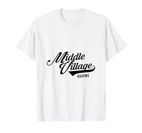Middle Village Queens Script Geeignet für Männer und Frauen. T-Shirt Middle Village Queens Script Geeignet für Männer und Frauen. T-Shirt von NYC Borough Script Products