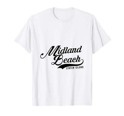 Midland Beach Staten Island Script geeignet für Männer und Frauen. T-Shirt Midland Beach Staten Island Script geeignet für Männer und Frauen. T-Shirt von NYC Borough Script Products