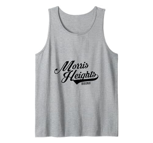 Morris Heights Bronx Script geeignet für Männer und Frauen. Tank Top von NYC Borough Script Products