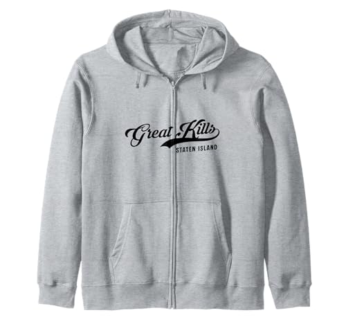 Tolles Drehbuch von Kills Staten Island, geeignet für Männer und Frauen. Kapuzenjacke Tolles Drehbuch von Kills Staten Island, geeignet für Männer und Frauen. Kapuzenjacke von NYC Borough Script Products