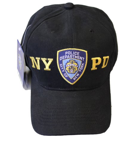 NYC FACTORY NYPD Baseballmütze New York Police Department Black & Gold One Size, Schwarz , Einheitsgröße von NYC FACTORY