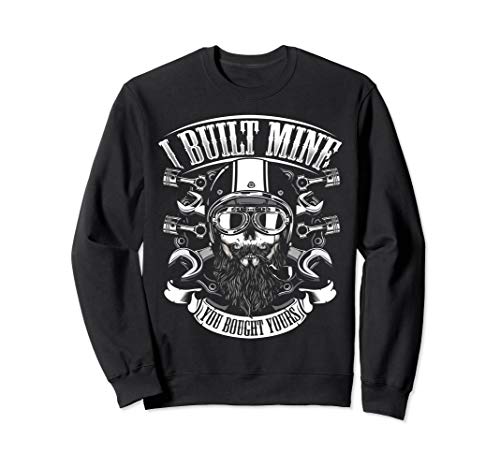 Biker Skull I Built Mine You Bought Yours Motorcycle Gift Sweatshirt Biker Skull I Built Mine You Bought Yours Motorcycle Gift Sweatshirt von NYC Motorcycle Shirt Co