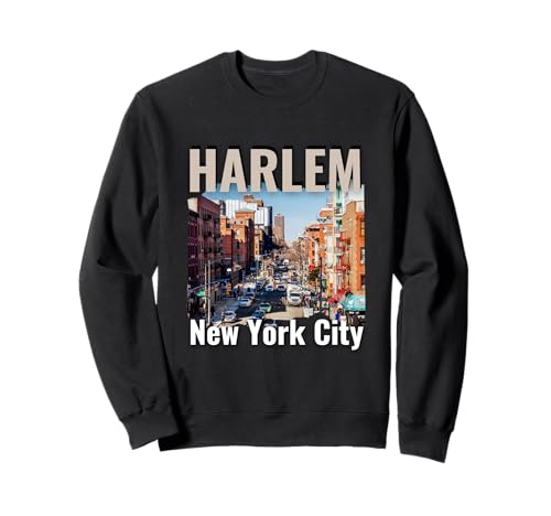 Harlem New York City Street Image Urban Teens, Jungen, Herren Sweatshirt von NYC Souvenir Harlem Neighbourhood of New York City