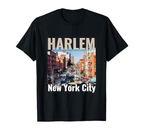 Harlem New York City Street Image Urban Teens, Jungen, Herren T-Shirt von NYC Souvenir Harlem Neighbourhood of New York City