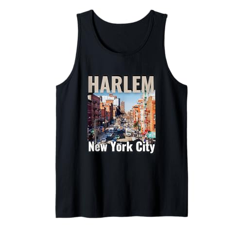 Harlem New York City Street Image Urban Teens, Jungen, Herren Tank Top von NYC Souvenir Harlem Neighbourhood of New York City