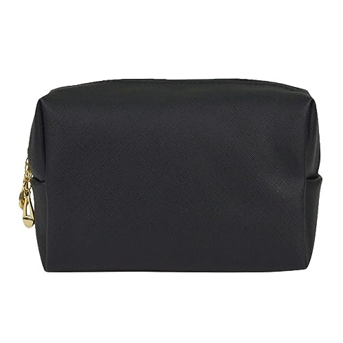 Kosmetiktasche, PU-Make-up-Tasche, wasserdicht, Reisetasche, Make-up-Tasche, Damen-Geldbörse, Clutch für Damen und Mädchen, Schwarz von NYCEMAKEUP