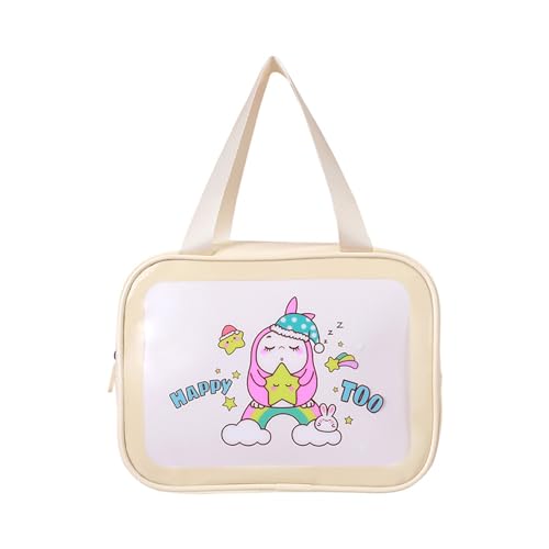 Kosmetiktasche mit großer Kapazität, wasserdicht, Reise-Make-up-Tasche, Cartoon-Kosmetik-Organizer für Damen und Mädchen, wasserdichte Kulturbeutel, große Kapazität, Reise-Make-up-Tasche, von NYCEMAKEUP