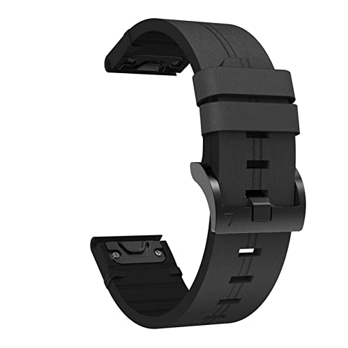 NYCR QuickFit Uhrenarmband aus Leder für Garmin Fenix 7X 6X 5X 3 3HR Armband für Garmin Fenix 7 6 5 935 945 Watch 22 26 mm Armband, 26mm Fenix 7X, Achat von NYCR