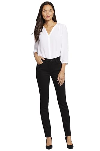 NYDJ Damen Alina Skinny Jeans, Schwarz 2404, 46 von NYDJ