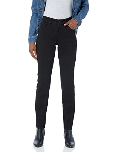NYDJ Damen Alina Skinny Jeans, Schwarz, 38 von NYDJ