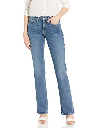 NYDJ Damen Barbara Bootcut Jeans, Heyburn Wash, 36 Kurz von NYDJ