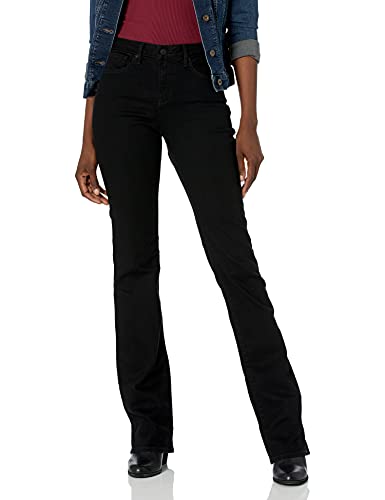 NYDJ Damen Barbara Bootcut with Long Inseam 36" Jeans, schwarz, 40 von NYDJ