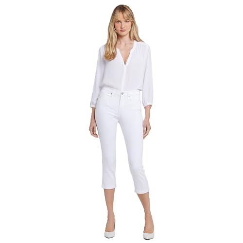 NYDJ Damen Chloe Capri Jeans, Optic White, 50 von NYDJ