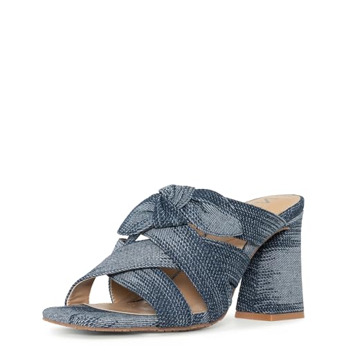 NYDJ Damen Loreri Denim Ausgestellter quadratischer Absatz, tiefschwarz, 40 EU NYDJ Damen Loreri Denim Ausgestellter quadratischer Absatz, tiefschwarz, 40 EU von NYDJ