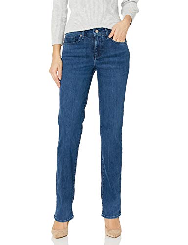 NYDJ Damen Marilyn Straight Denim Jeans, Habana, 34 von NYDJ