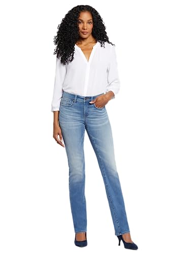 NYDJ Damen Marilyn Straight Denim Jeans, Maele, 44 NYDJ Damen Marilyn Straight Denim Jeans, Maele, 44 von NYDJ