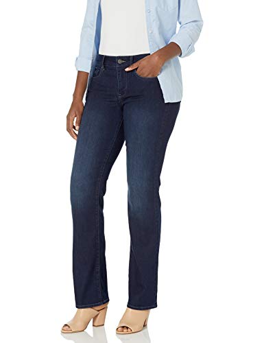 NYDJ Damen Marilyn Straight Jeans, Burbank Wash, 40 von NYDJ