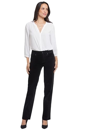 NYDJ Damen Marilyn Straight Jeans, Schwarz, 44 NYDJ Damen Marilyn Straight Jeans, Schwarz, 44 von NYDJ