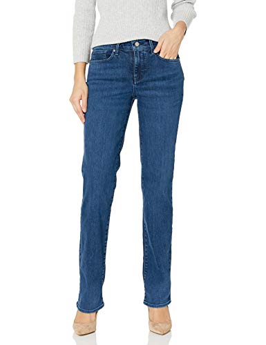 NYDJ Damen Marilyn Straight Leg Jeans, Habana, 36 von NYDJ