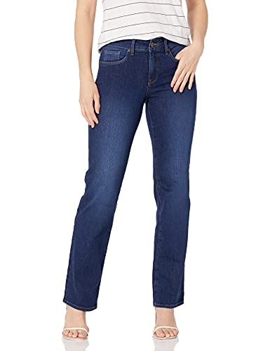 NYDJ Damen Petite Marilyn Straight Jeans, Cooper, 38 Petite EU von NYDJ