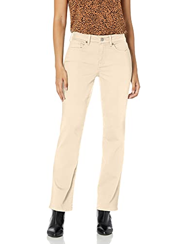 NYDJ Damen Petite Size Marilyn Straight Leg Jeans, Federn, 40 Zierlich von NYDJ