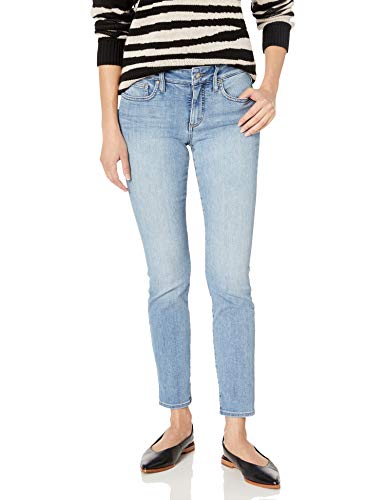 NYDJ Damen Petite Size Marilyn Straight Leg Jeans, Heyburn Wash (Premium Denim), 44 zierlich von NYDJ