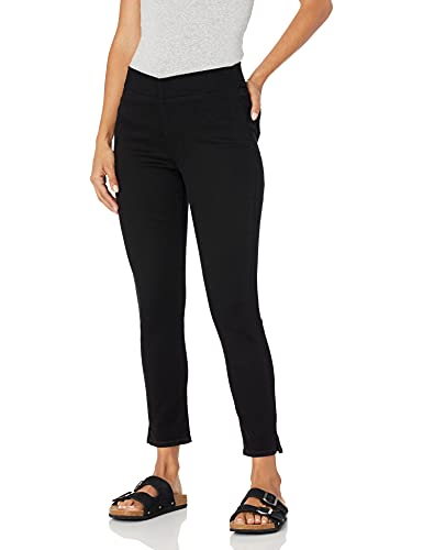 NYDJ Damen Petite Skinny Hineinschlüpfen, Schlankmachende und Schmeichelhafte Passform Jeans, Schwarz, 44 Zierlich von NYDJ