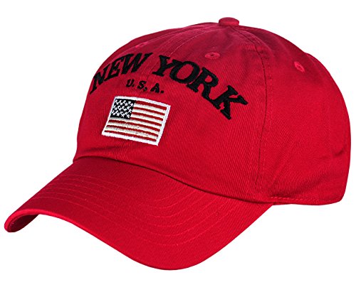 NYFASHION101 Herren Baseball Cap Gr. One size, rot von NYFASHION101