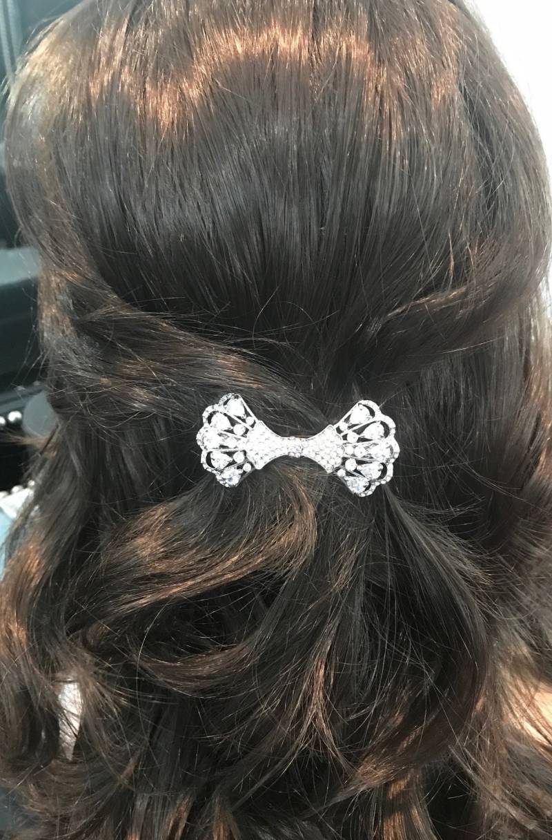 Kristall Strass Schleife Haarspange | 3 "' Kristall Strass Schleife Haarspange | 3 "' von NYFashionAccessories