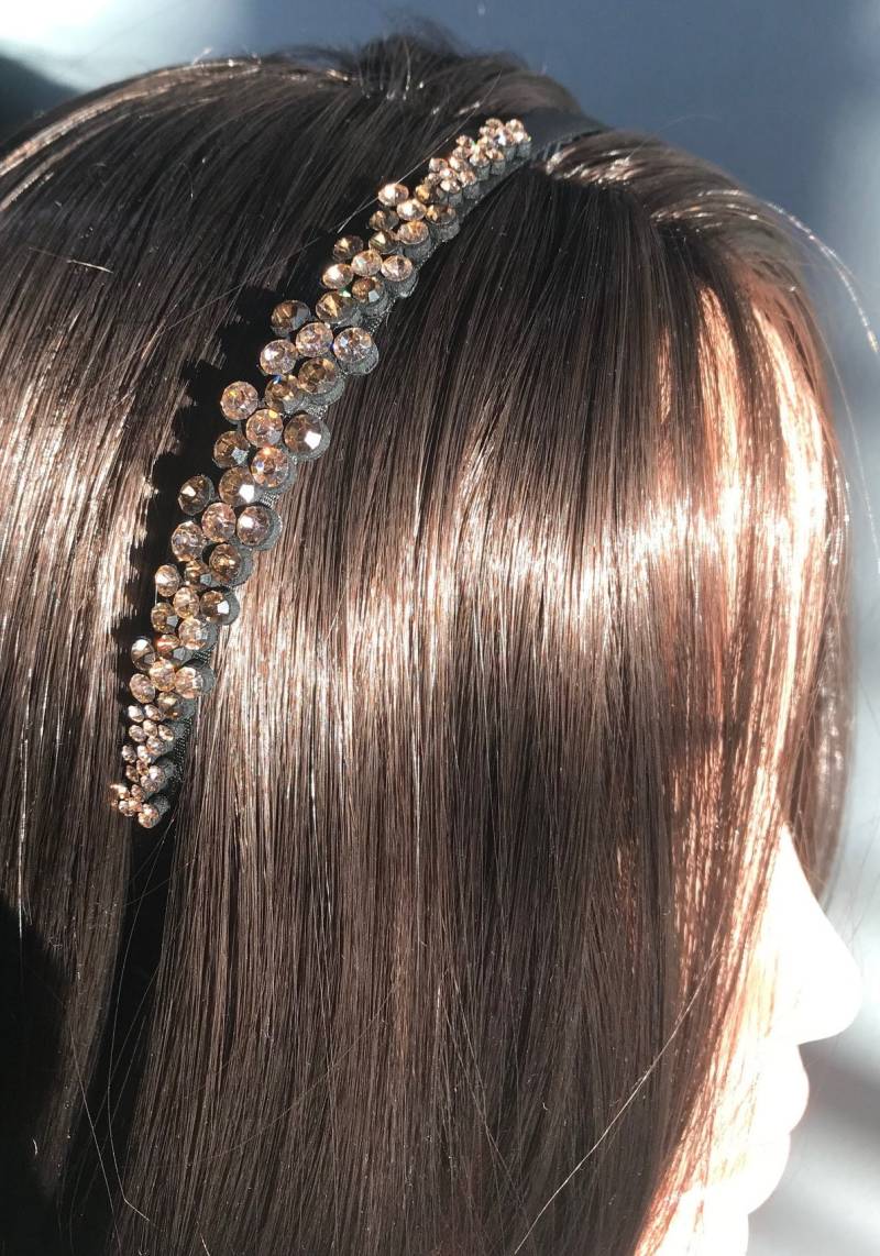 Neues Atemberaubendes Multi Floral Light & Dark Bernstein Kristall Stirnband von NYFashionAccessories