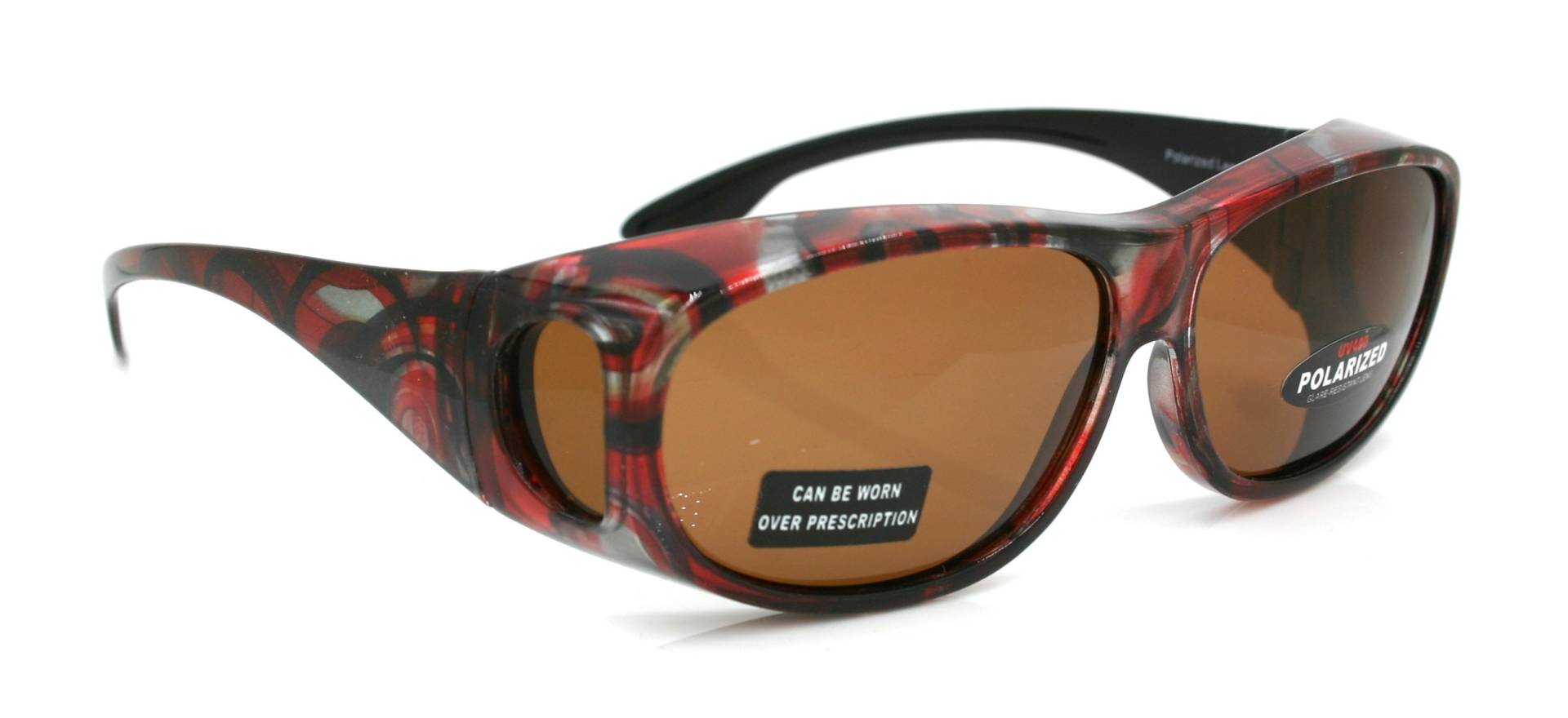 Entdecker, | Passend Über Brille, Rechteckige Polarisierte Sonnenbrille 1, 1 Mm 100% Uva Uvb Prot | Rotbraun Rahmen, | Bernsteinfarbene Braun Linse Entdecker, | Passend Über Brille, Rechteckige Polarisierte Sonnenbrille 1, 1 Mm 100% Uva Uvb Prot | Rotbraun Rahmen, | Bernsteinfarbene Braun Linse von NYFifthAvenue
