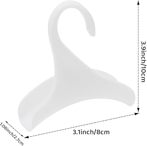 10-Teiliger Weißer Beutelbügel, Löcher Freier Kunsttaschenbügel, Multifunktionshalter, Kreativer Und Einfacher Taschenlagerstange, Hangbeutelspeicherhaken. von NYGGTYK