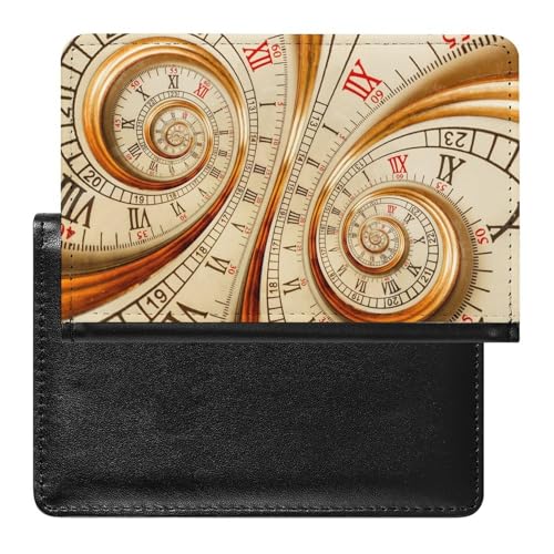 NYKVTG Reisepass Hülle Alte Uhr Passhülle Reisepassetui Reisezubehör Passport Holder Für Damen Herren NYKVTG Reisepass Hülle Alte Uhr Passhülle Reisepassetui Reisezubehör Passport Holder Für Damen Herren von NYKVTG